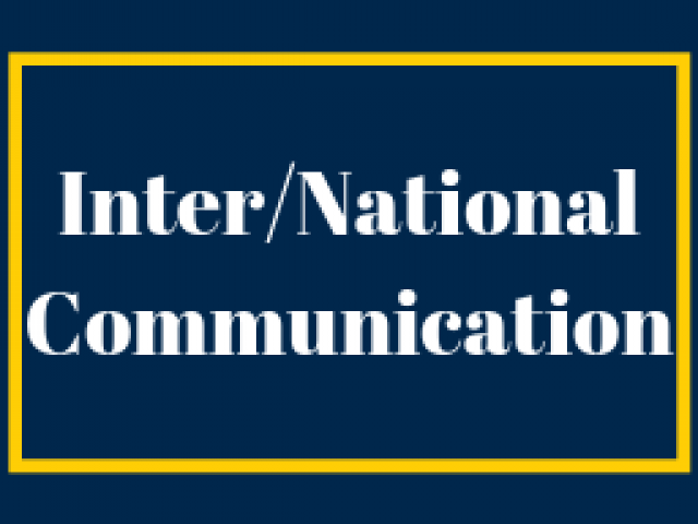 text: Inter/National Communication